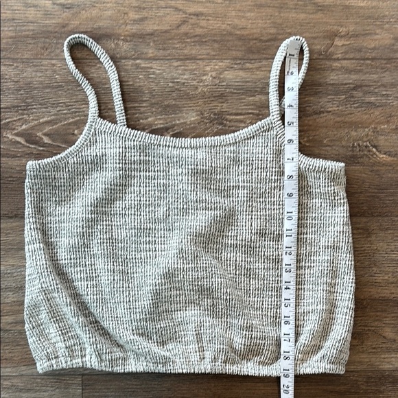 LOFT Women's Size Medium Gray Knit Bubble Tank Top NWT - Picture 3 of 8